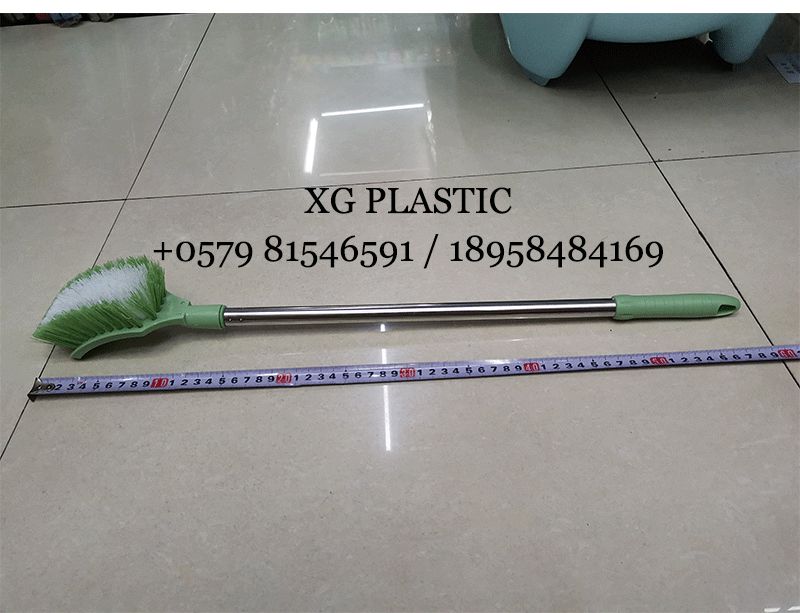 马桶刷卫生间方头马桶刷不锈钢杆耐用卫生间清洁刷时尚马桶刷子详情图6