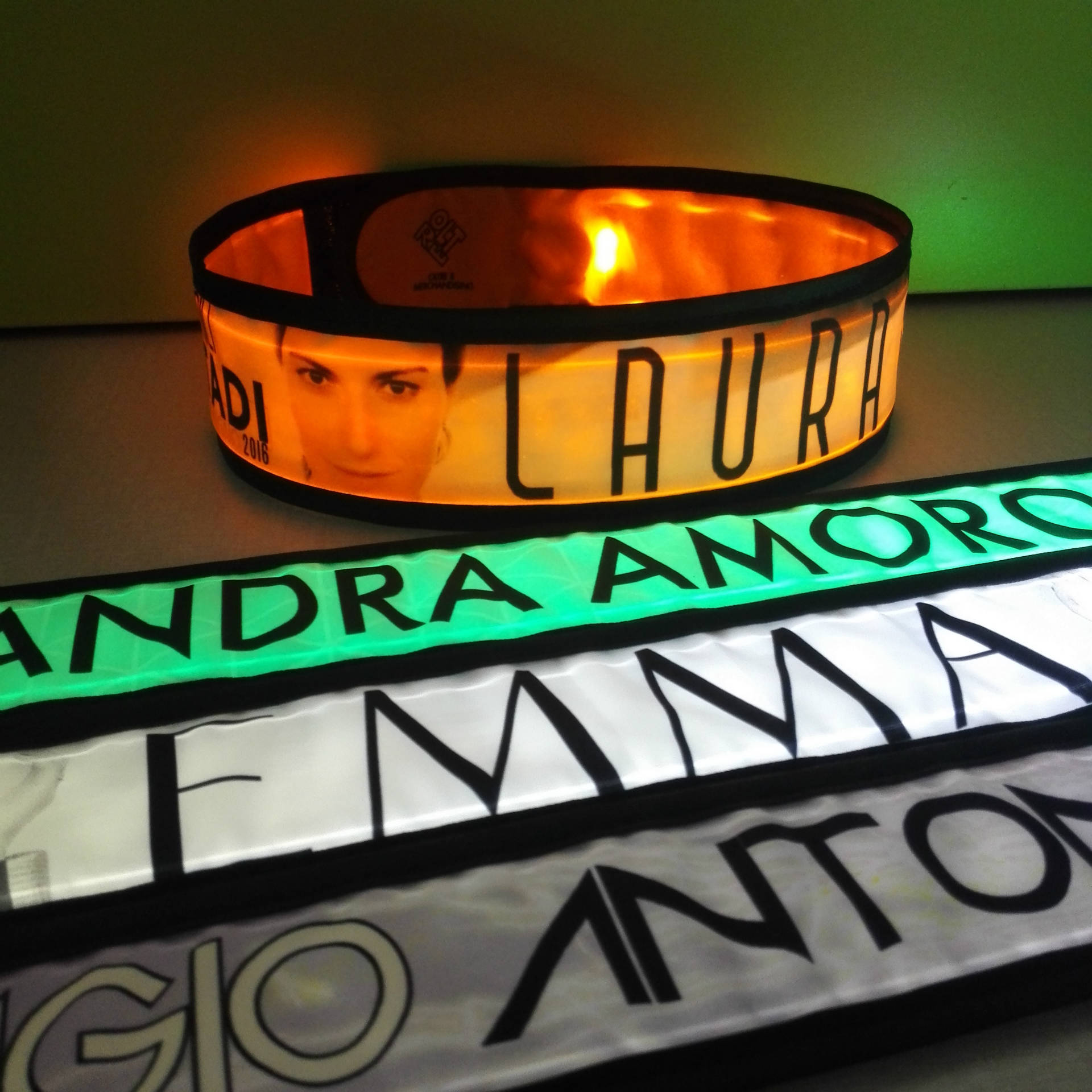 Imported Japanese quality painted luminous headbands and headbands, concert cheering LED headbands detail image 5