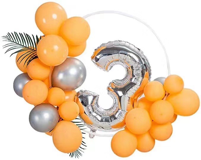 Wholesale of aluminum film balloon birthday party supplies details Picture