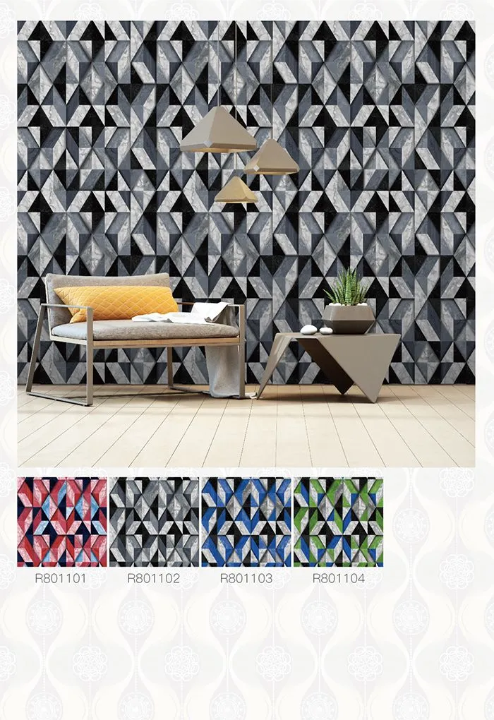wallpaper, PVC wallpaper, PVC waterproof wallpaper, 3D wallpaper wall cover detail image 11