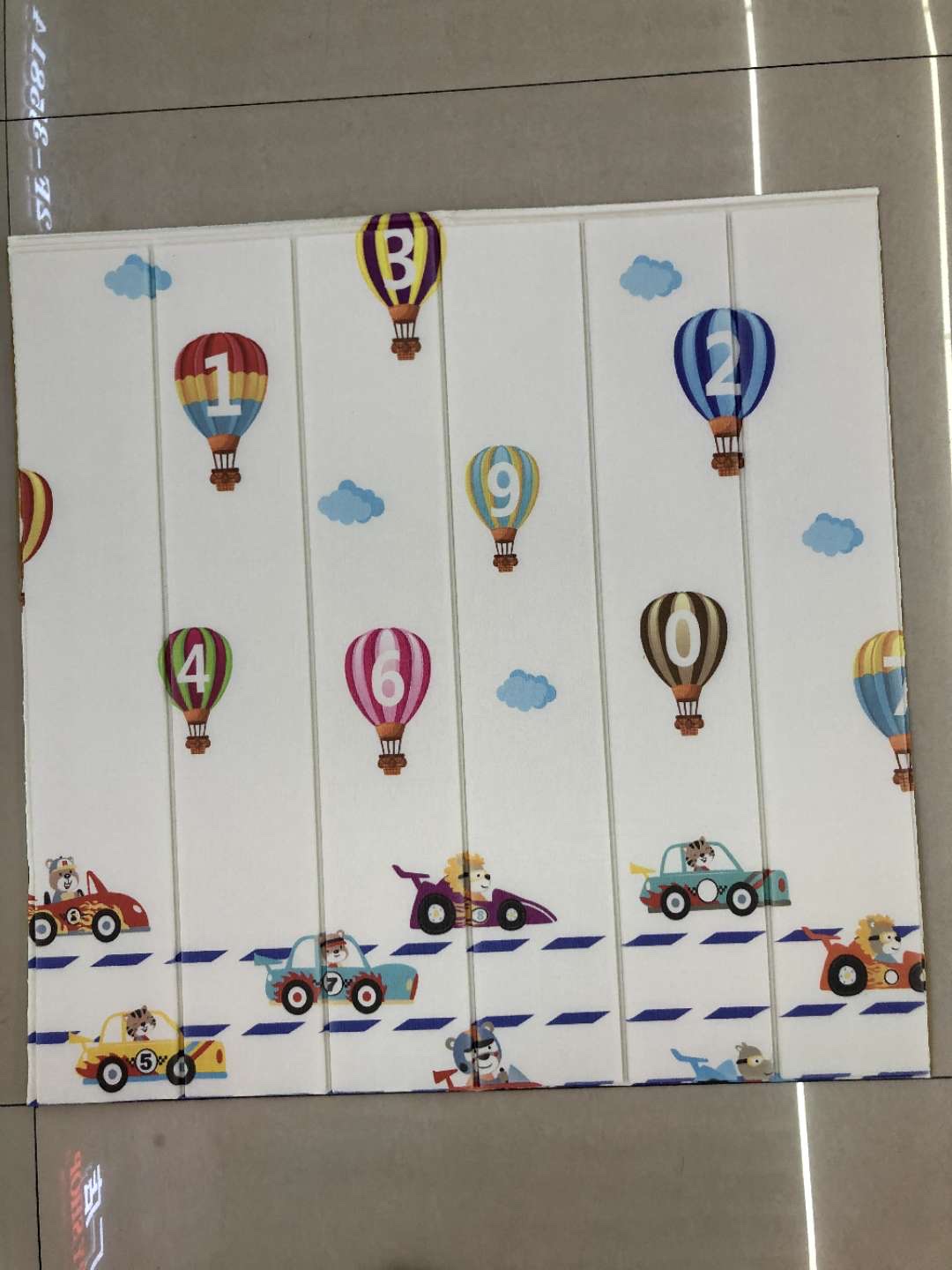 Wood Print Wall Sticker Specification drawing