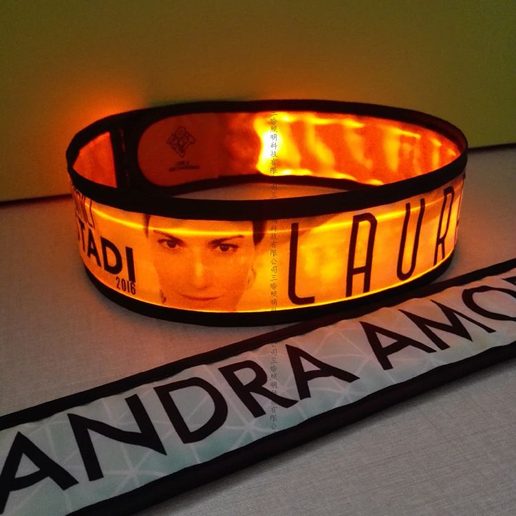 Imported Japanese quality painted luminous headbands and headbands, concert cheering LED headbands detail image 1