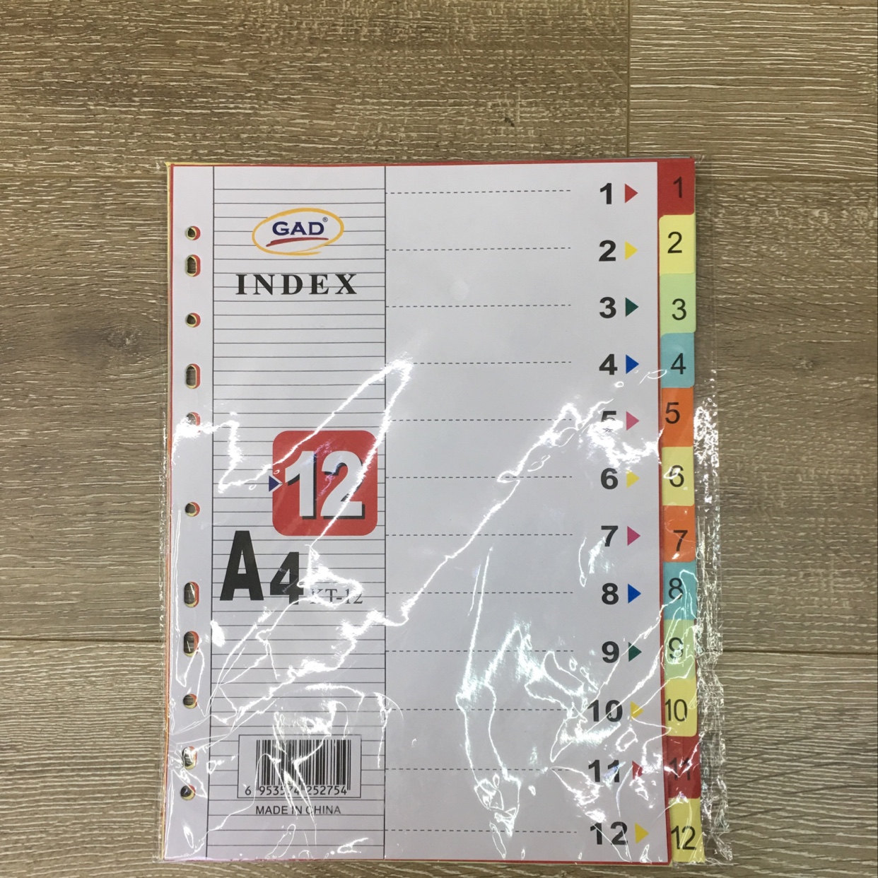 120 g 1 to 12 pages of paging index page color sorting paper thumbnail