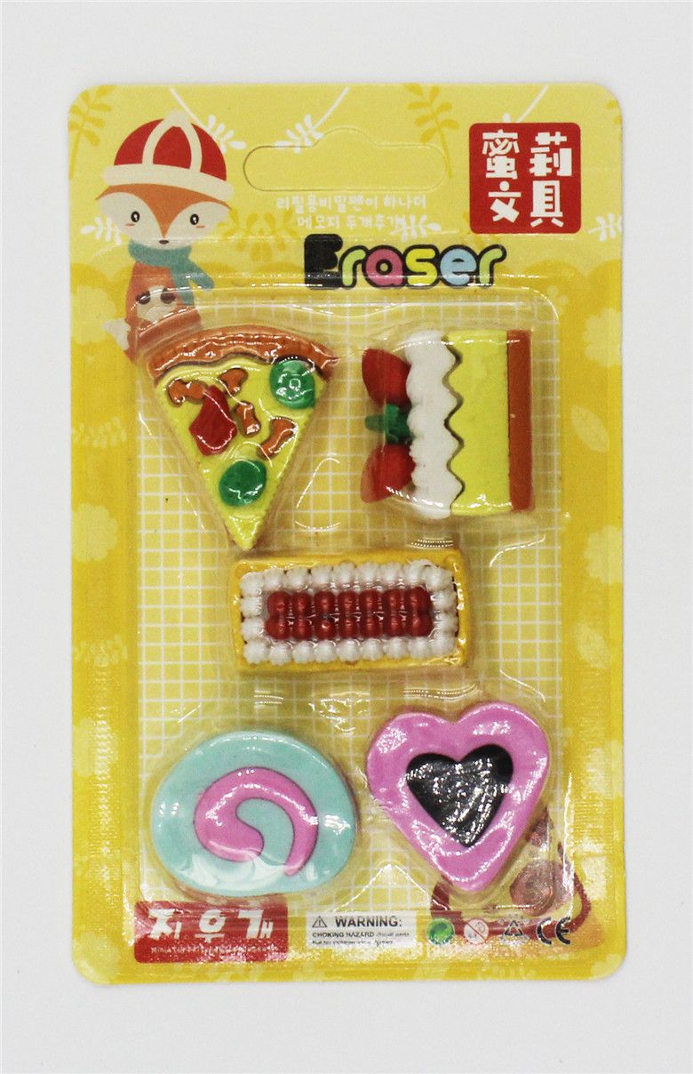 Xk-017造型橡皮棒冰冰激凌食品造型蛋糕甜点DIY 可爱仿真橡皮擦详情图2