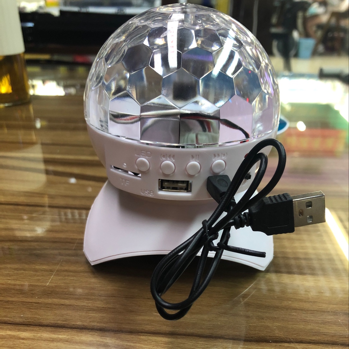 酷炫LED蓝牙旋转舞台灯产品图