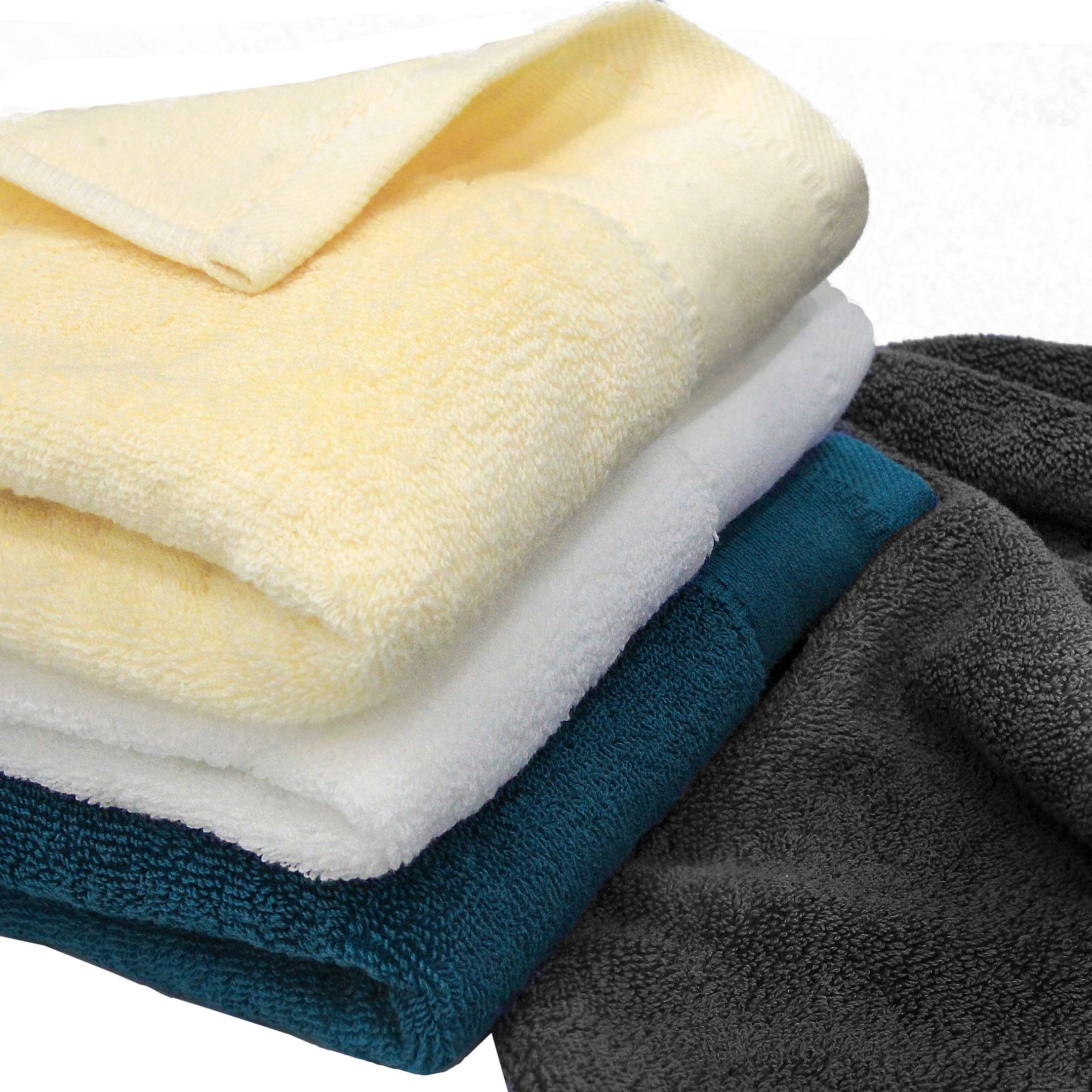 五星级酒店家用纯棉不掉毛男女情侣吸水耐用加大加厚足重洗脸毛巾白底实物图