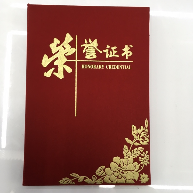 611 6 Open Right Angle Foam Certificate of Honor