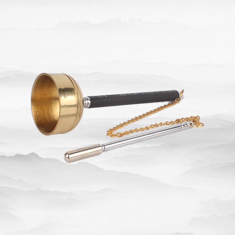 Pure copper telescopic guiding chime, a copper chime for chanting Buddha's name and assisting in chanting Specification image