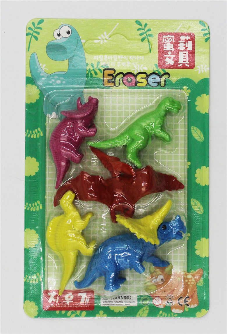 Xk-012造型橡皮新款可爱恐龙橡皮擦 韩版创意动物橡皮详情图2