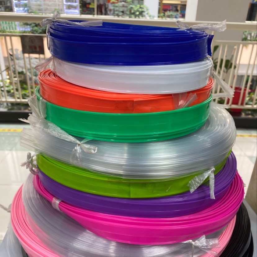 Factory direct sales of multi-color transparent PVC zipper accessories zippers in stock