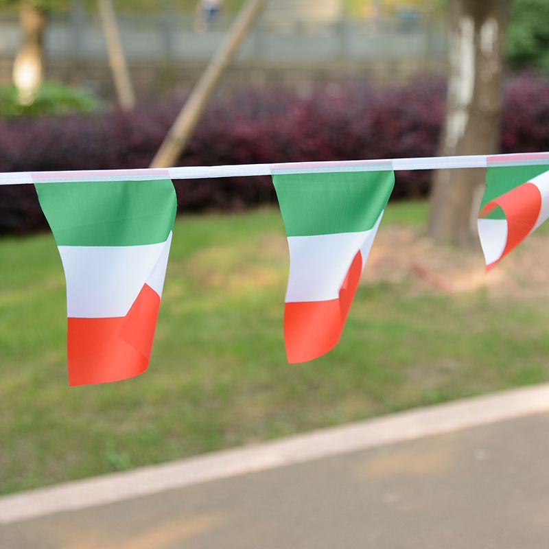 世界各国国旗串旗万国旗挂旗意大利20面串旗8号可定做各国家串旗