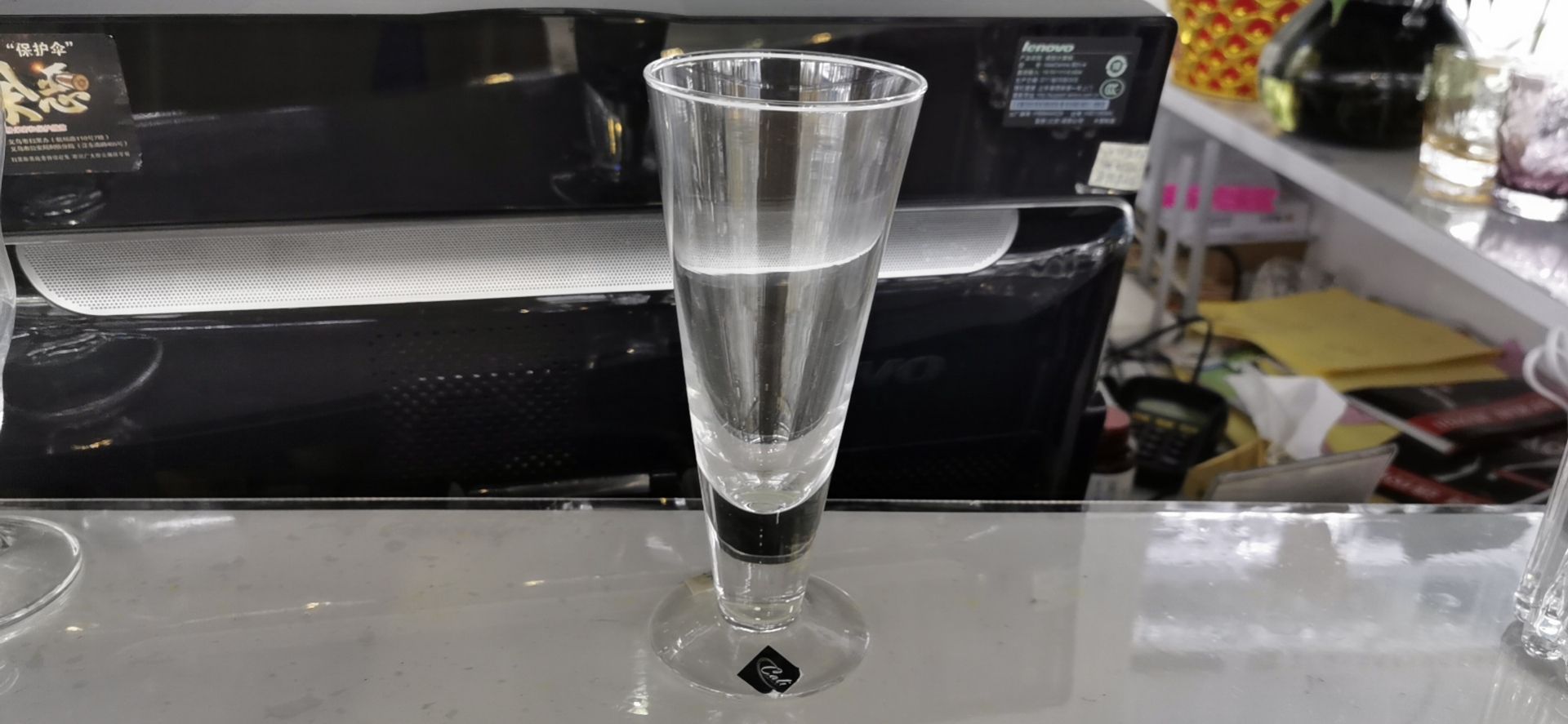 Crystal glass juice cup, milkshake cup, cold drink cup detail image 4
