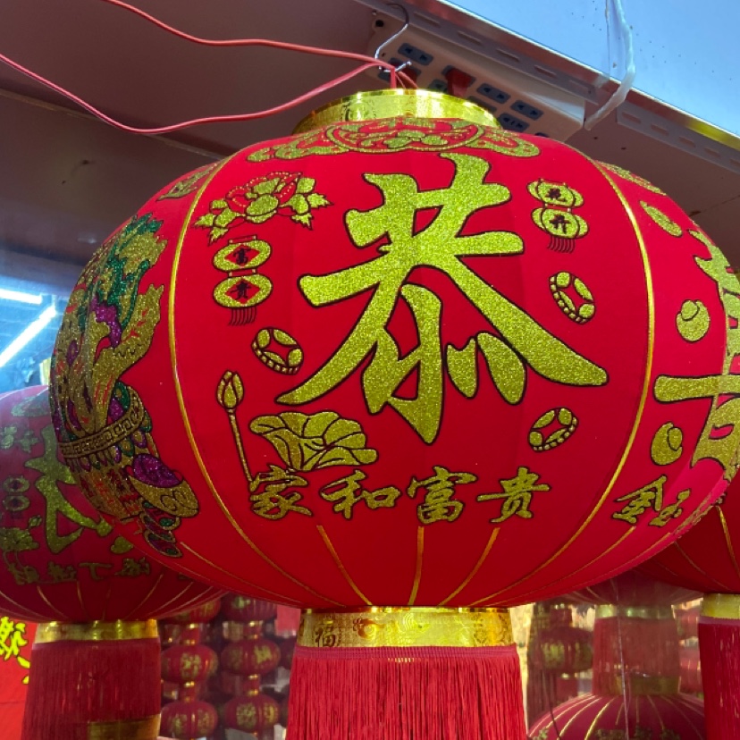 家和富贵金玉满堂红灯笼福字节庆用品春节福字客厅挂饰喜庆装饰品