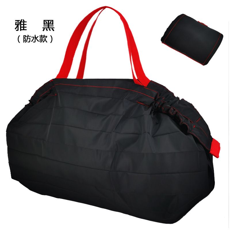 厂家直销日韩版环保购物袋折叠收纳涤纶便携购物袋风琴收纳袋详情3