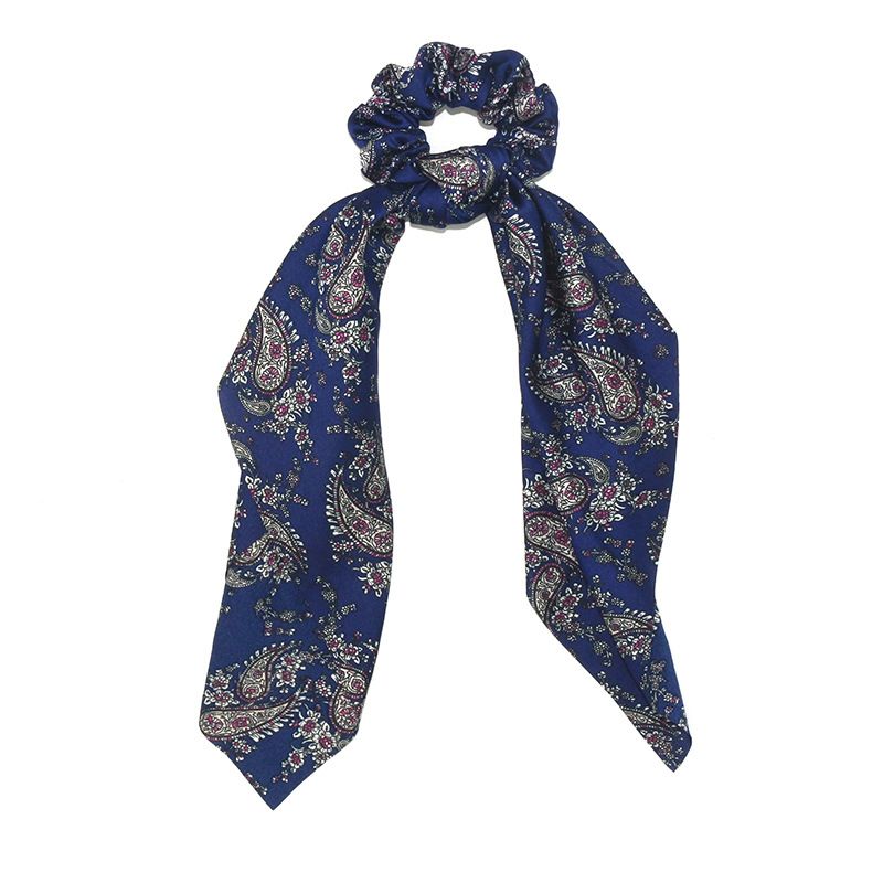 Wholesale of new cross-border ponytail ribbons, large intestine rings, knotted handkerchiefs, tassel hair bands and hair accessories from Europe and America detail image 5
