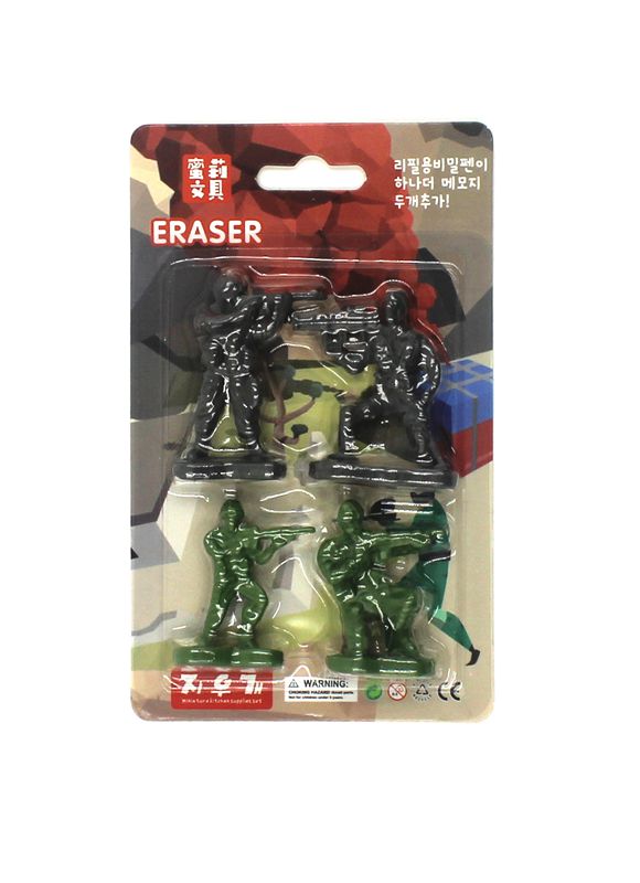 Xk-023造型橡皮 卡通3D橡皮擦士兵造型创意学生文具用品详情图4
