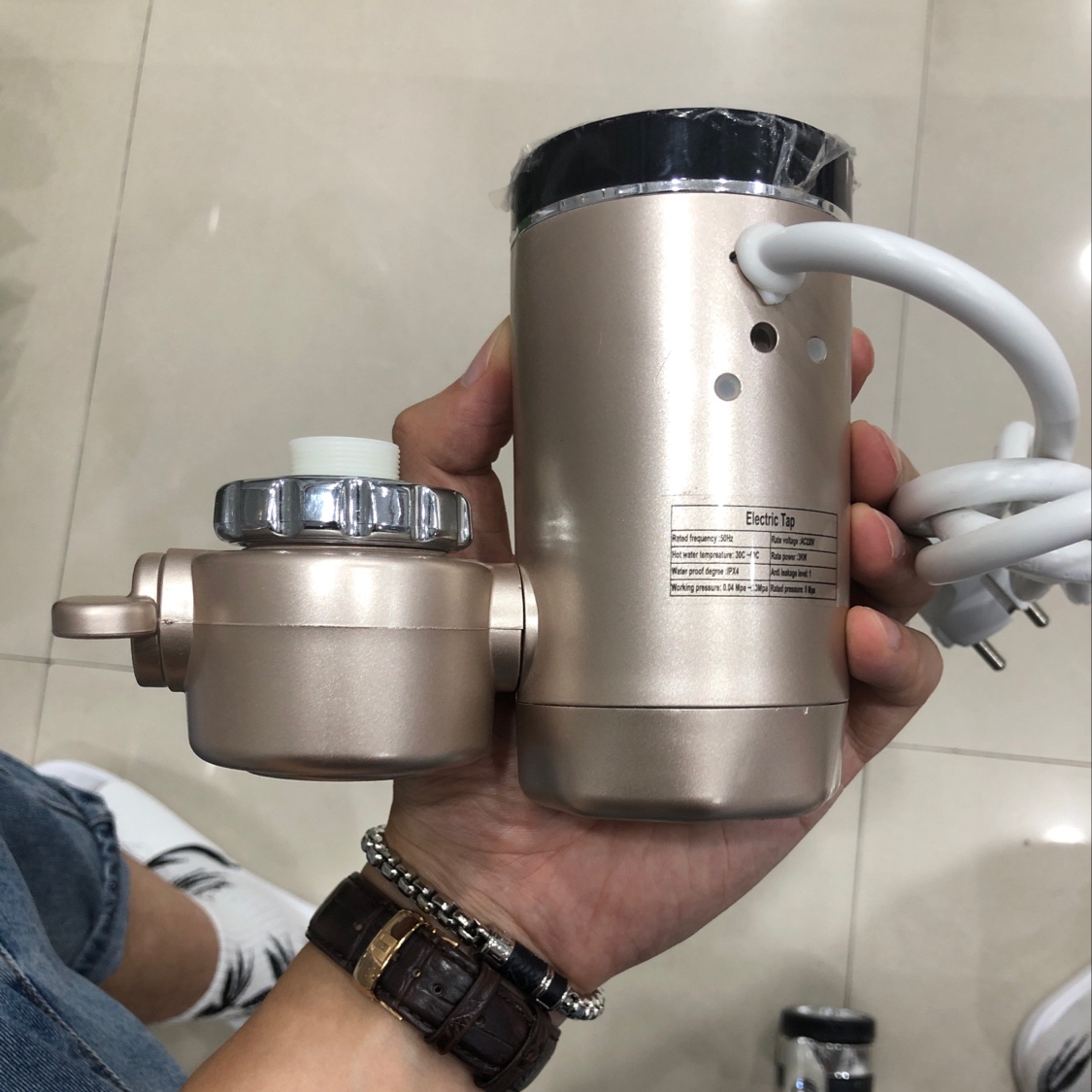 Quick connection type electric tap 2 details Picture