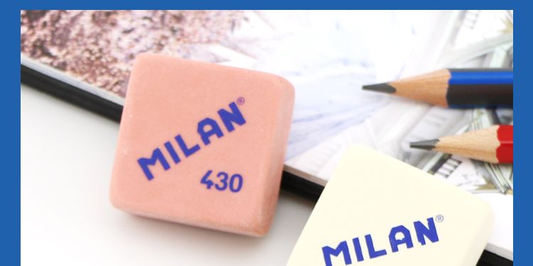Spanish MILAN Square eraser for students and children, 430 pic 9