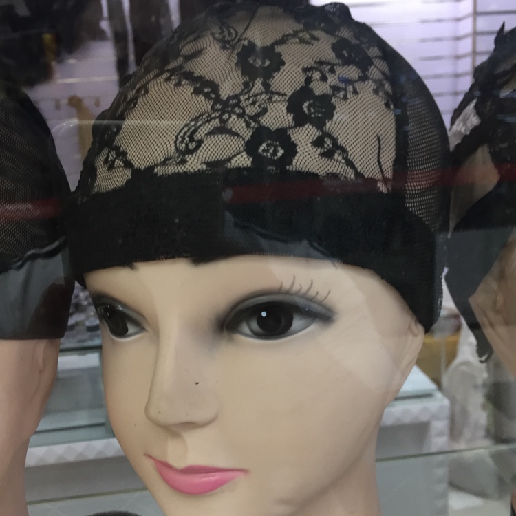 假发网帽细节图