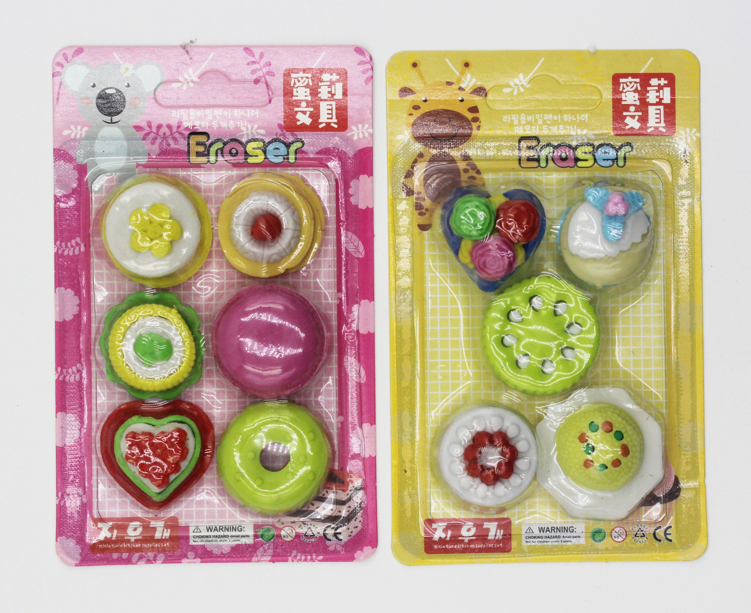 Xk-003造型橡皮食品造型甜甜圈饼干蛋糕马卡龙趣味橡皮产品图