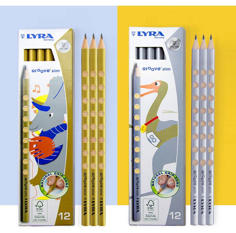 German LYRA Artistic HB Hole Lead (Gold) L1760004 colored pen barrel detail image 2