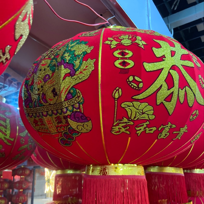 家和富贵金玉满堂红灯笼福字节庆用品春节福字客厅挂饰喜庆装饰品产品图