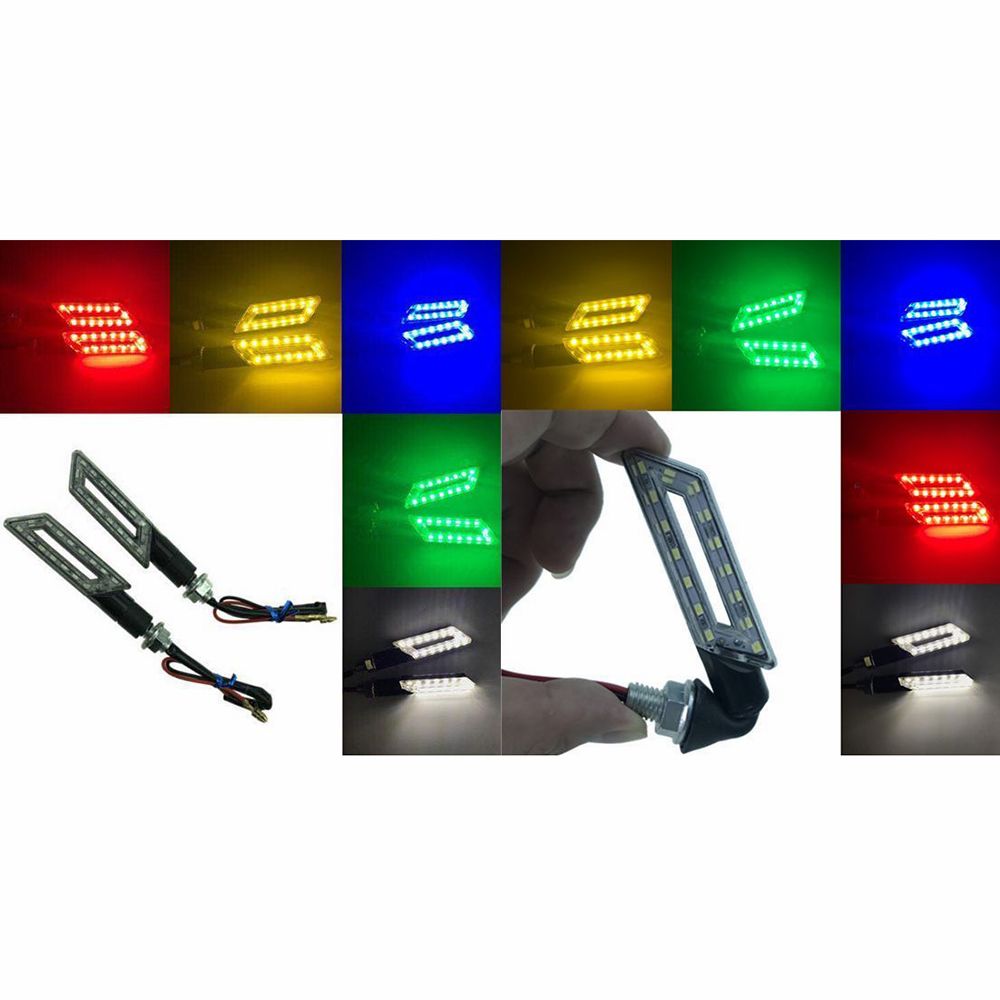 Personalized and creative LED waterproof flowing light running horse water turn signal lights for car, motorcycle and motorcycle modification parts details Picture