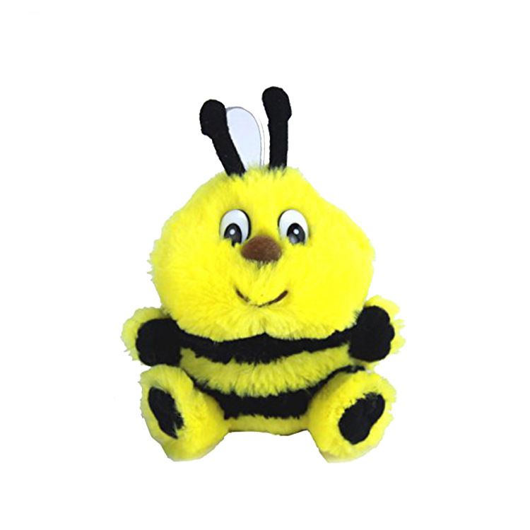  厂家直销小孩生日礼物带触角蜜蜂毛绒玩具萌萌可爱小蜜蜂毛绒公仔详情3