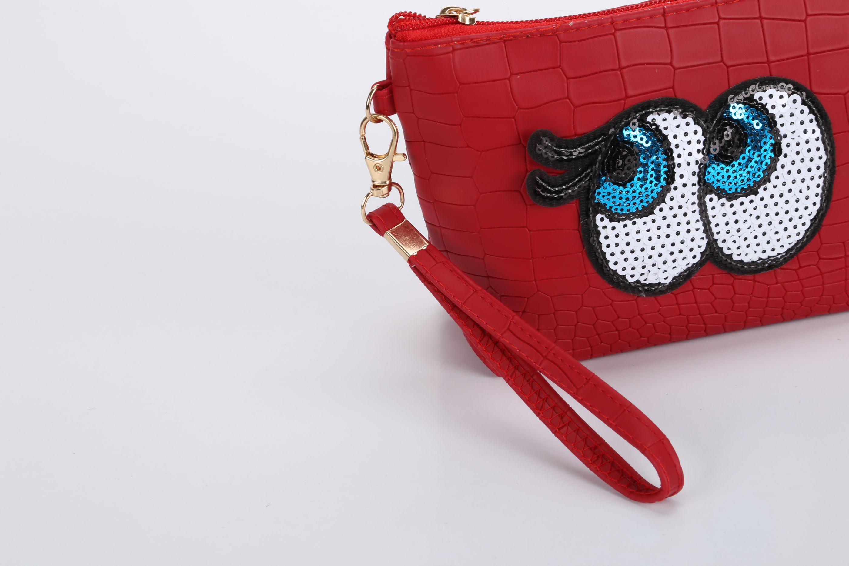 欧美热销布鲁斯眼睛化妆包厂家直销PU化妆袋卡通手拿包详情图9