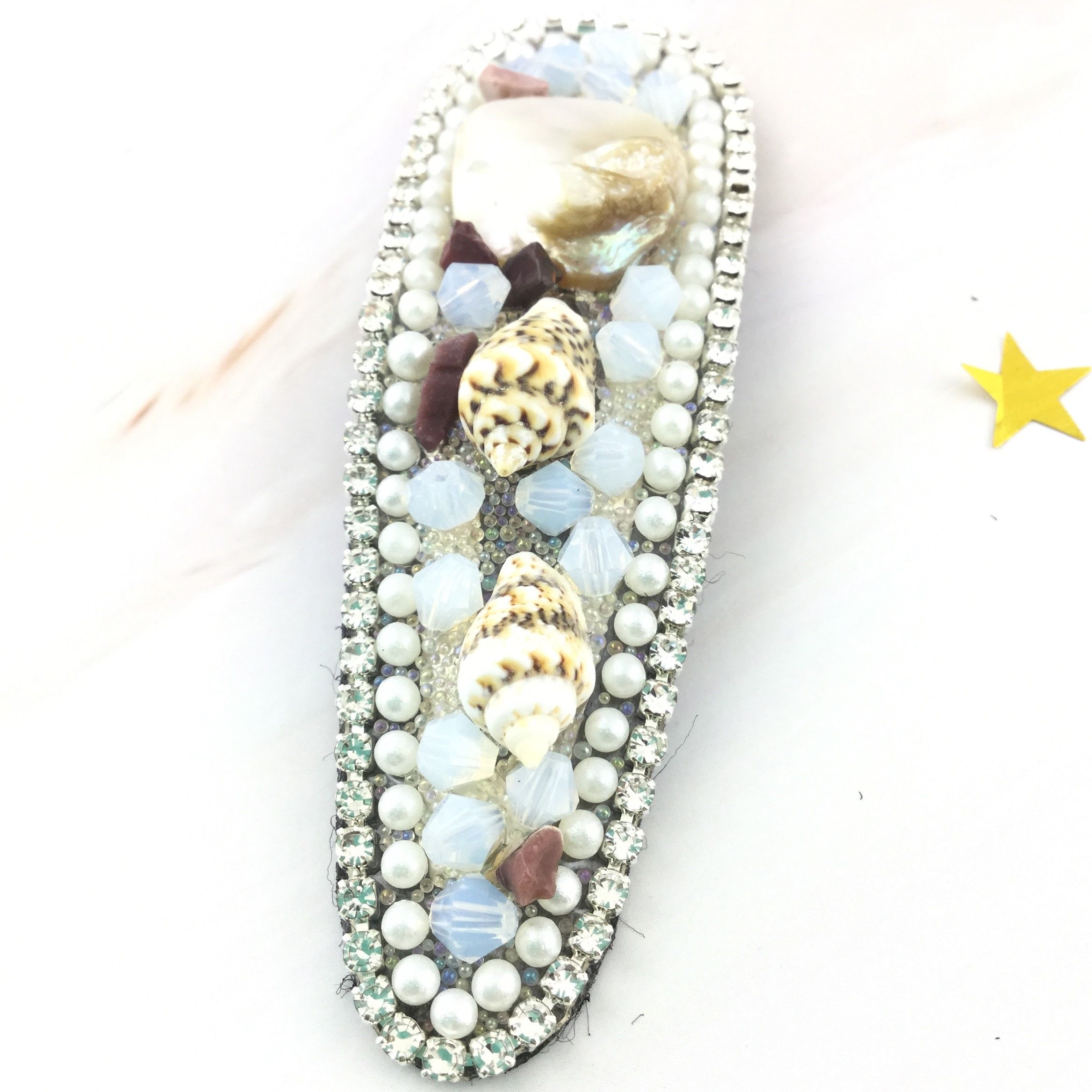 Mail-bag shell clip female BB clip ins adult clip headpiece seaside clip Bangs Clip C4 thumbnail
