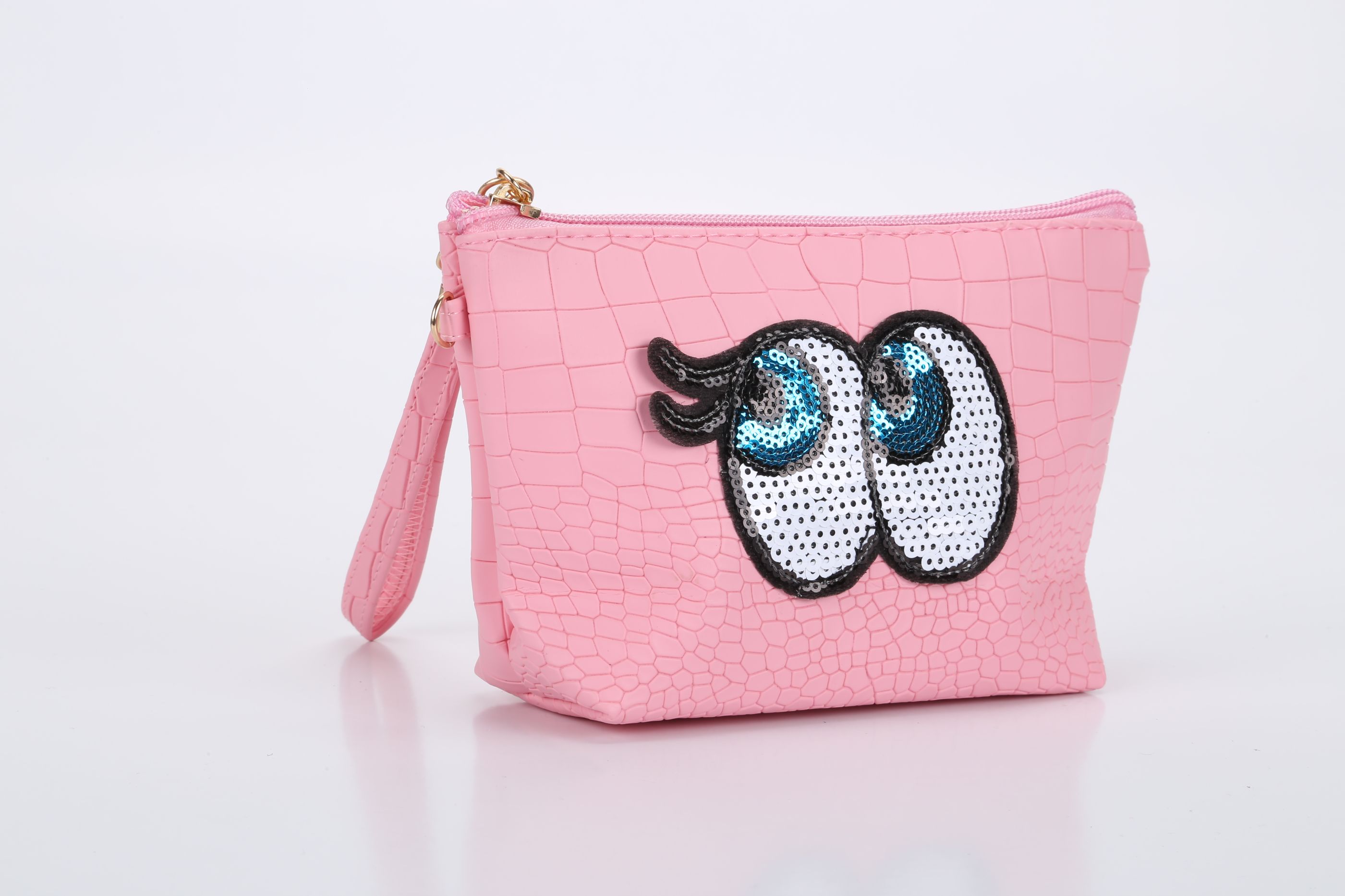 欧美热销布鲁斯眼睛化妆包厂家直销PU化妆袋卡通手拿包详情图4