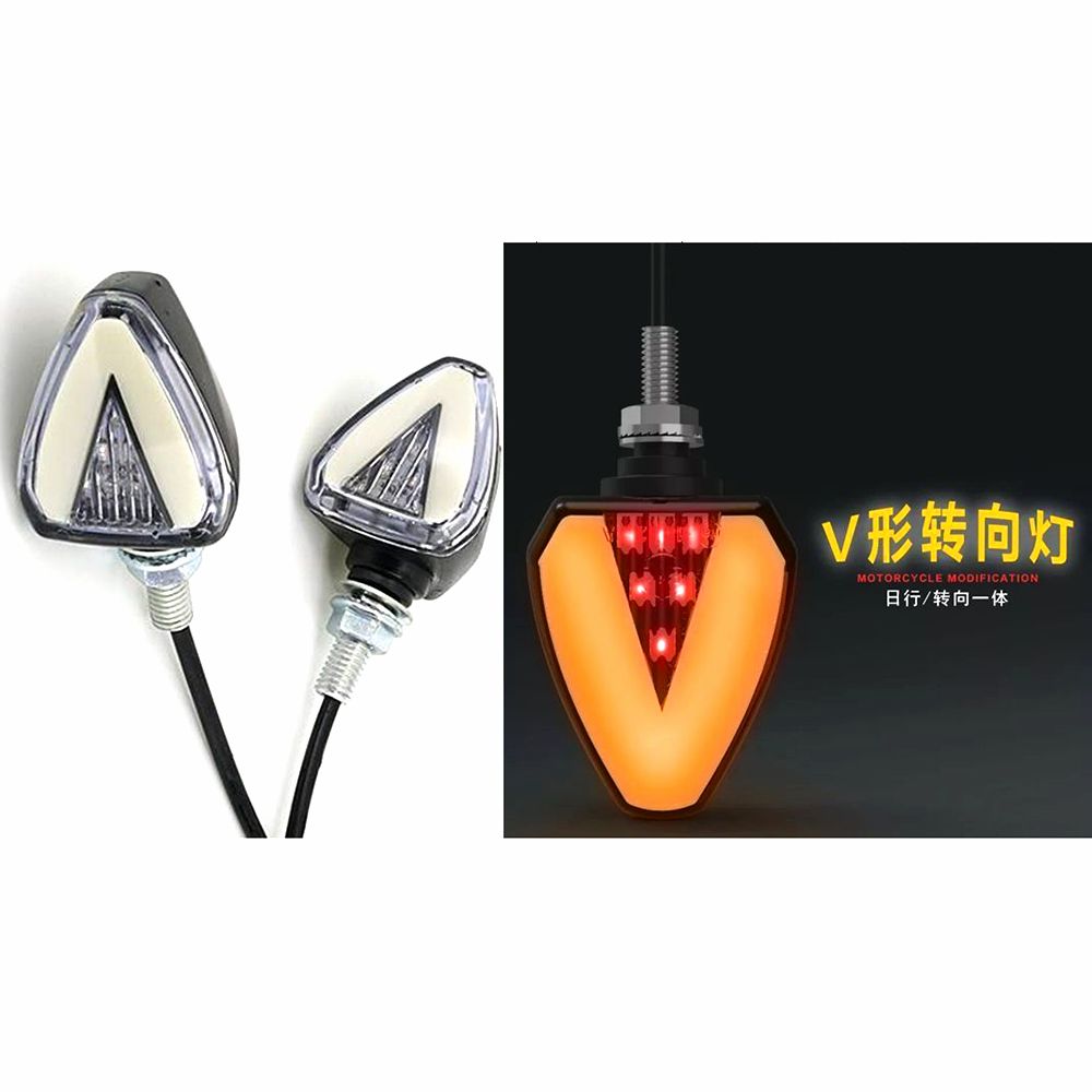 Ultra-bright and powerful LED waterproof flowing light running horse water turn signal for cross-riding scooter modification parts