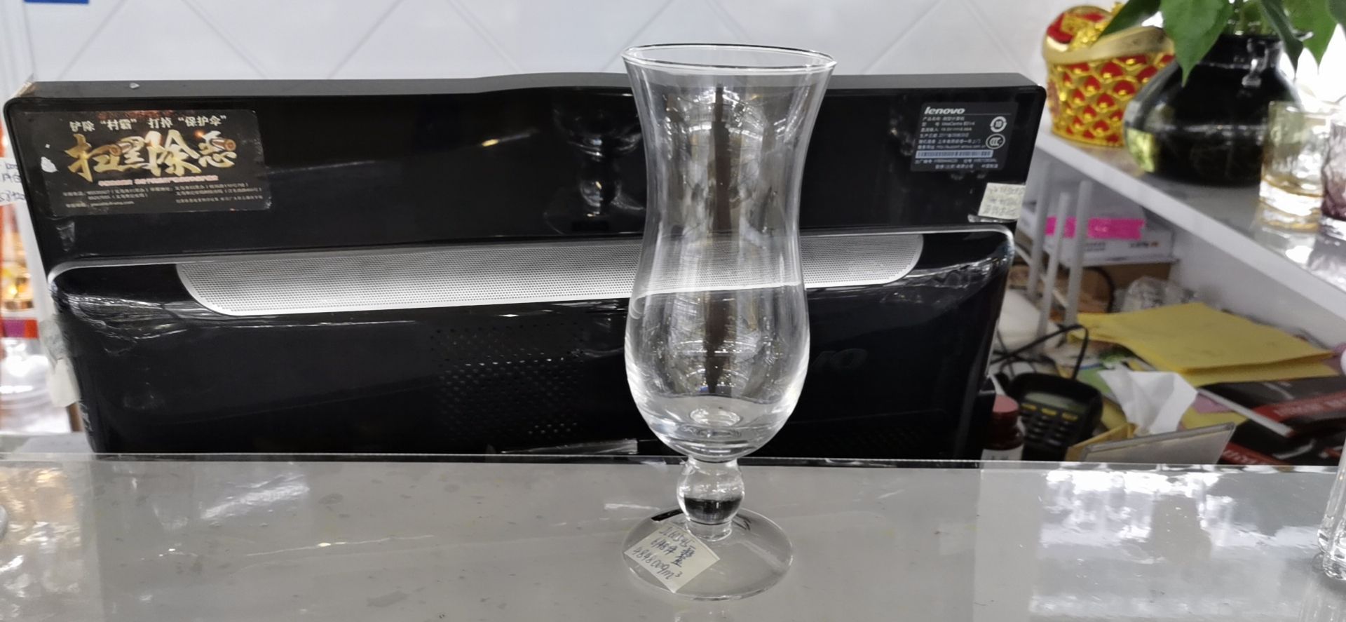 Crystal glass juice cup, milkshake cup, cold drink cup detail image 3