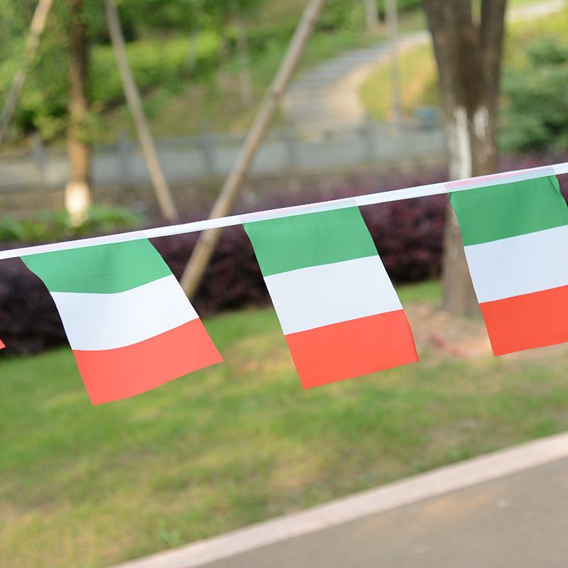 世界各国国旗串旗万国旗挂旗意大利20面串旗8号可定做各国家串旗详情图5