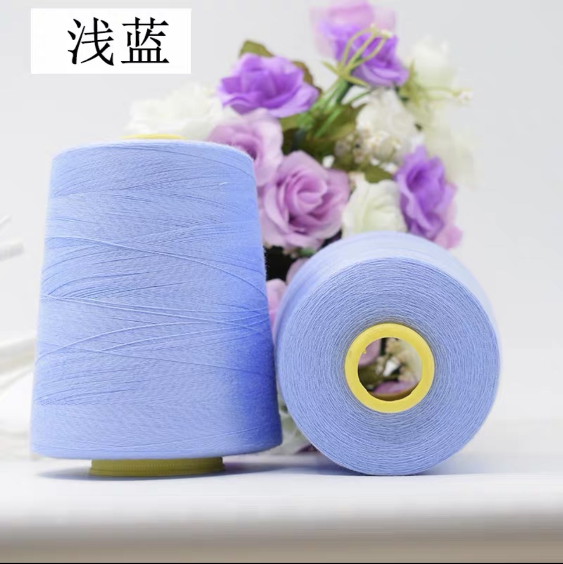 402 sewing thread, light blue, 10,000 yards