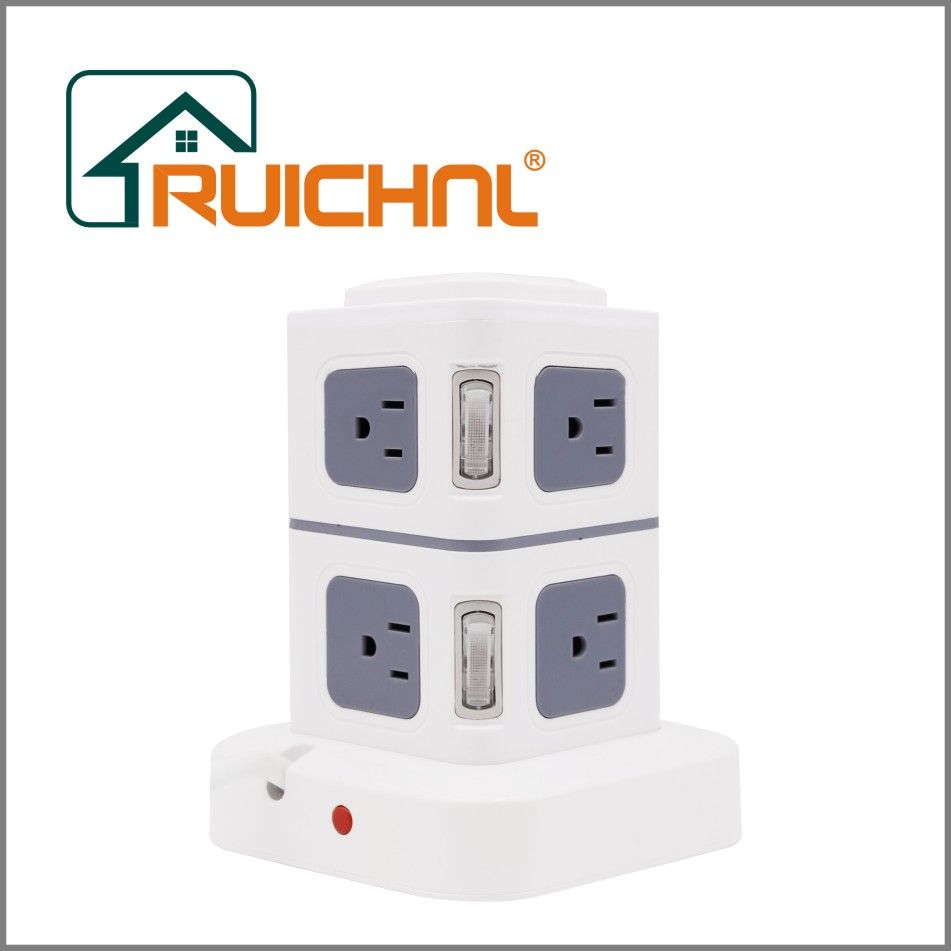 四层美标立式插座带手机充电 2USB插座详情图10