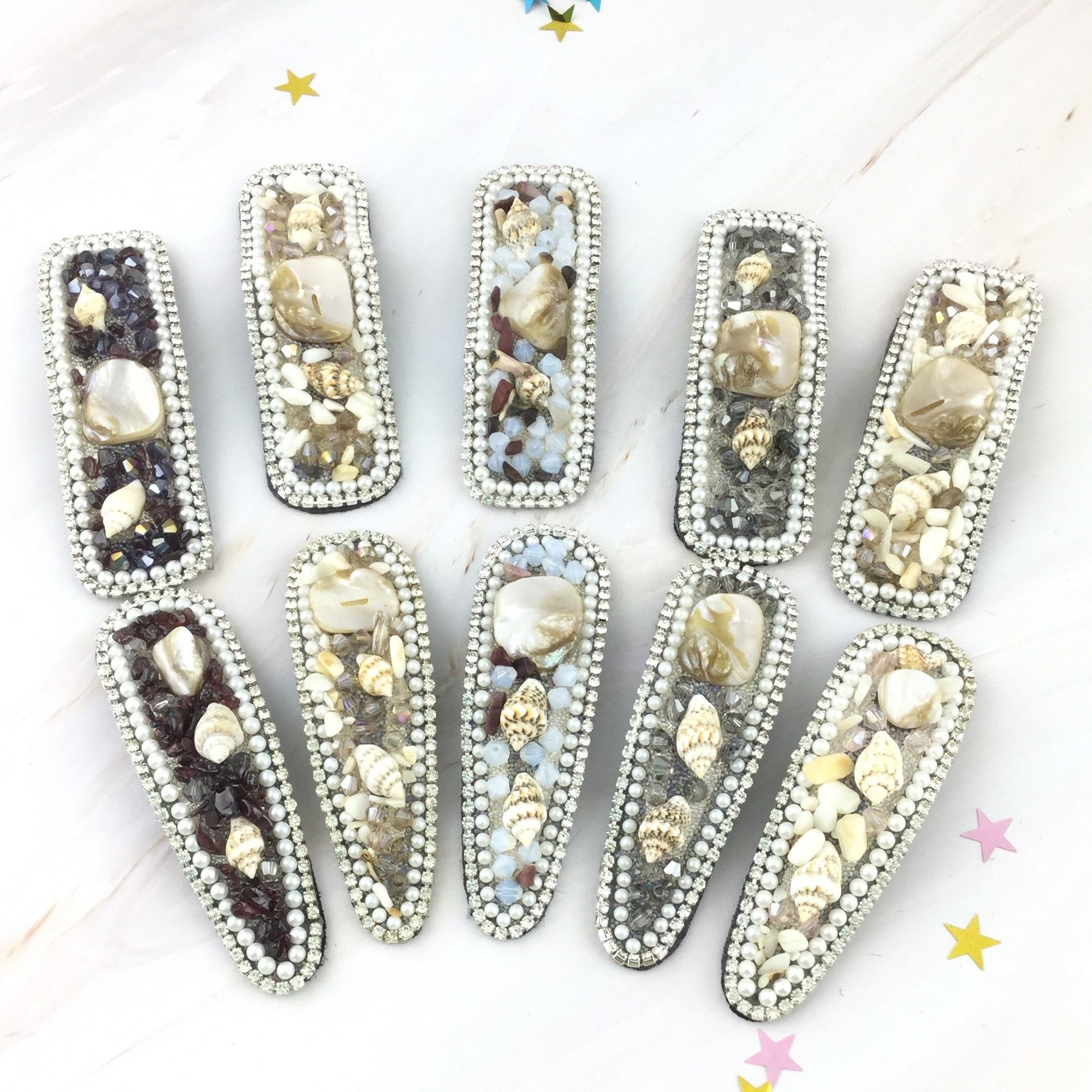 Female BB clip Ins adult clip Headpiece seaside clip bangs clip 6 thumbnail