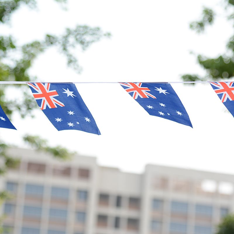 世界各国国旗串旗万国旗吊旗酒吧挂旗8号澳大利亚20面串旗可定做细节图