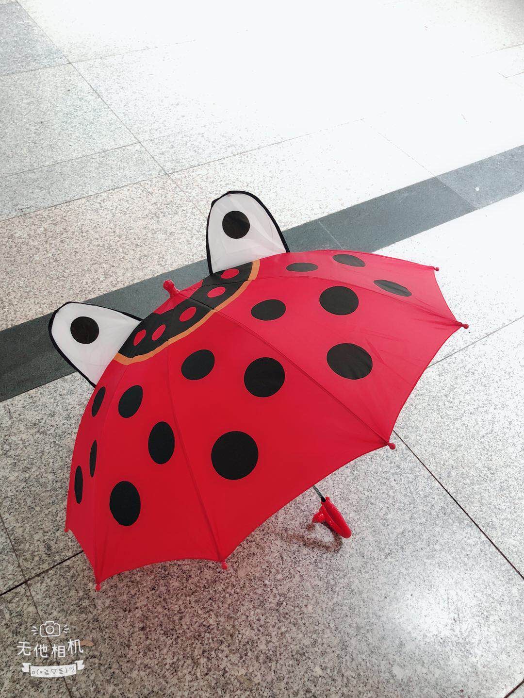 千家旺儿童雨伞卡通立体耳朵伞创意礼物雨伞定制logo动物耳朵舞蹈小童伞详情图9