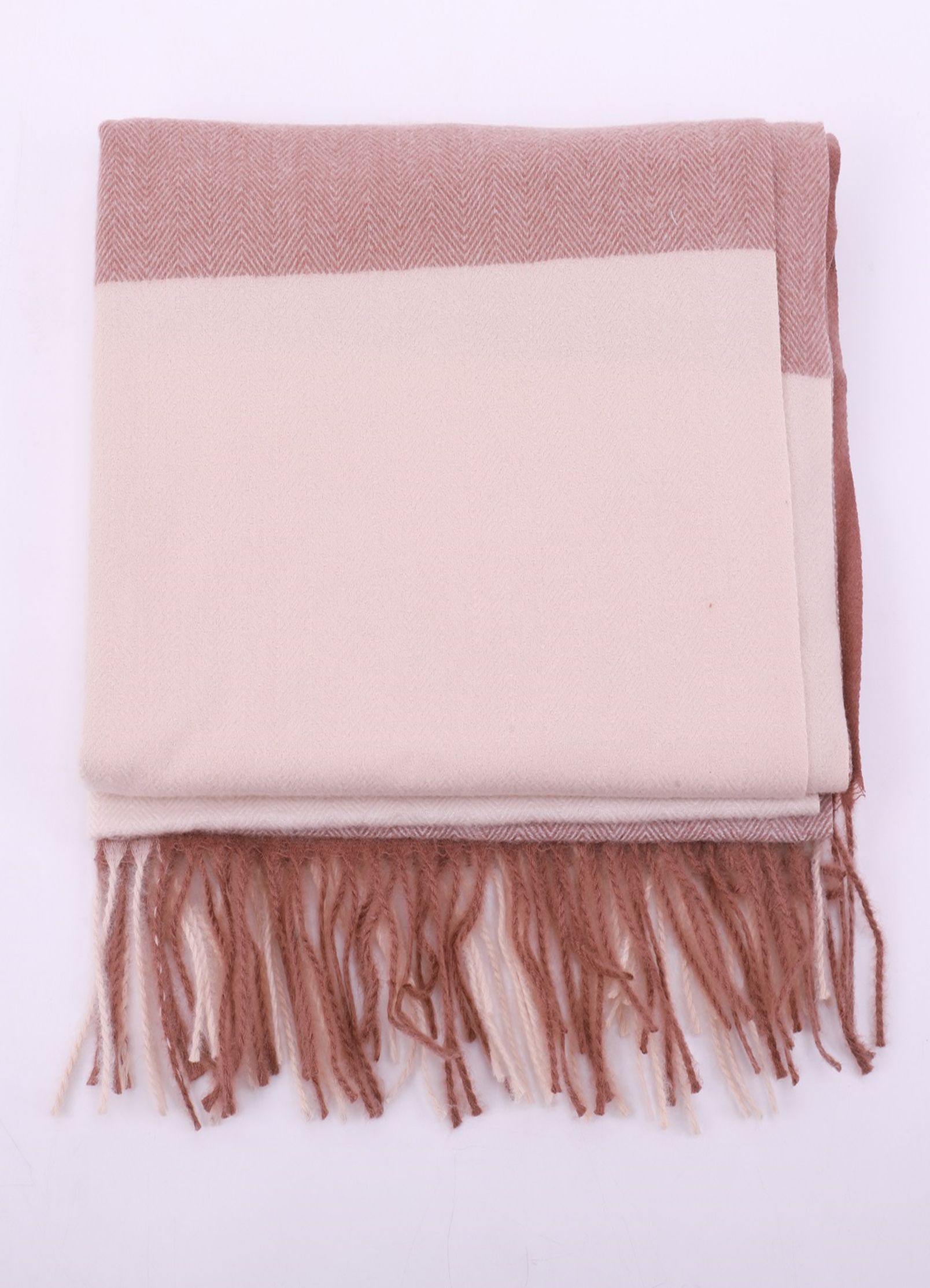 Yiwu good bazaar Macaron collage scarf Khaki /46975