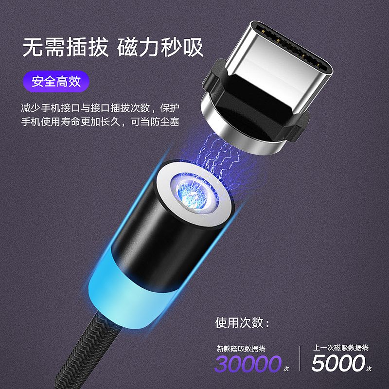 NUEVASA magnetic Data Cable Three-in-one detail image 4
