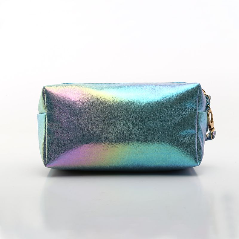 Phantom Color Crack Prince Bag, dazzling fabric makeup bag, hand-held storage bag detail image 7