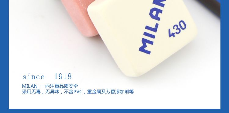 Spanish MILAN Square eraser for students and children, 430 pic 15