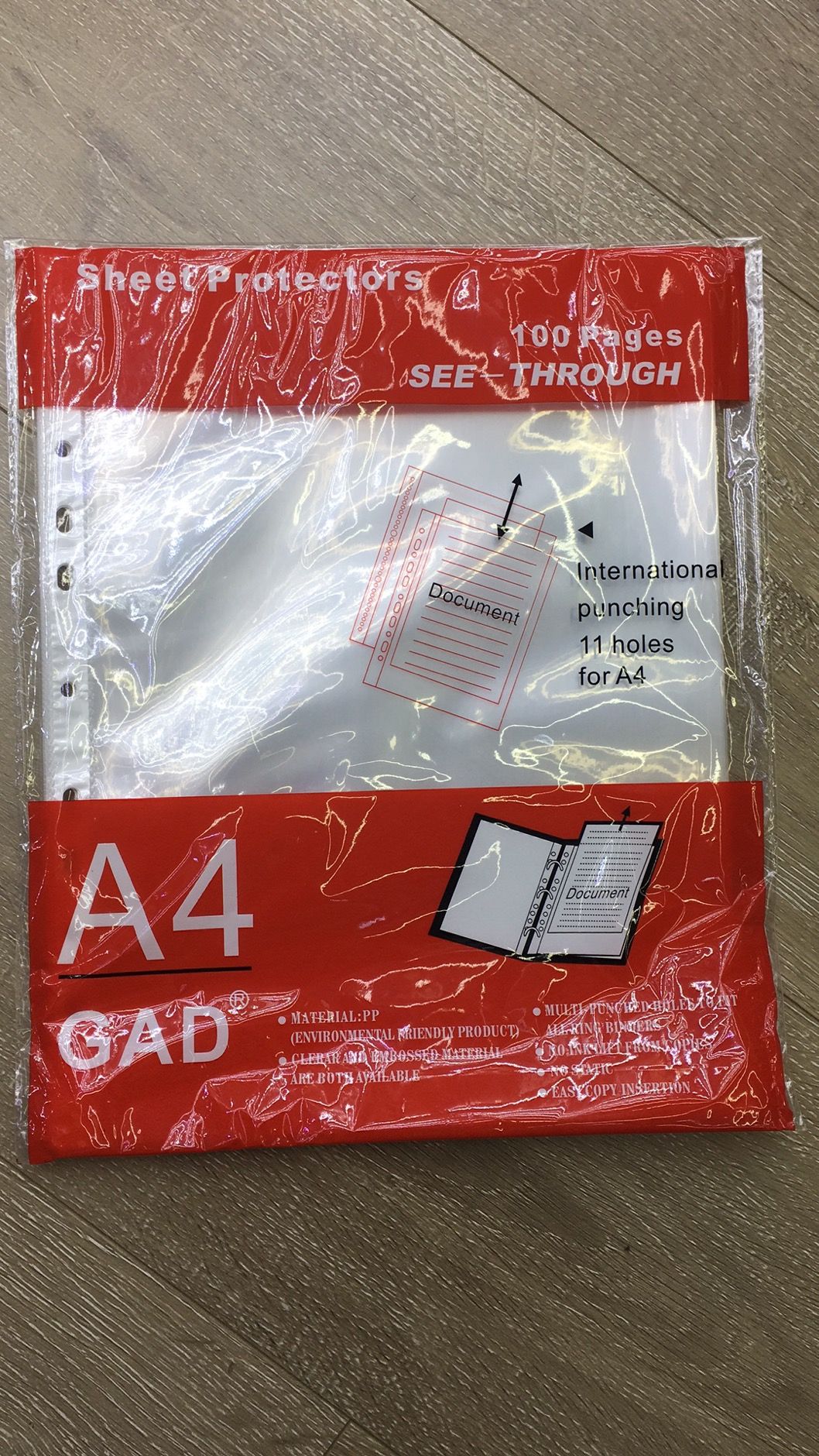 A4格纹 光面文件袋详情图2