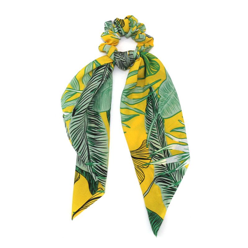 Wholesale of new cross-border European and American large intestine rings, ribbon hair bands, tassel ponytail scarves and women's hair accessories from the manufacturer detail image 5