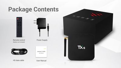 TX6 网络机顶盒 TV BOX 全志H6 4G/32G 机顶盒 android电视盒