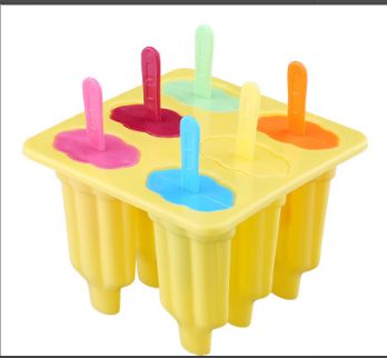 DIY summer ice cream plastic mold snow bar mold ice cream Popsicle mold 4 bar ice cream mold