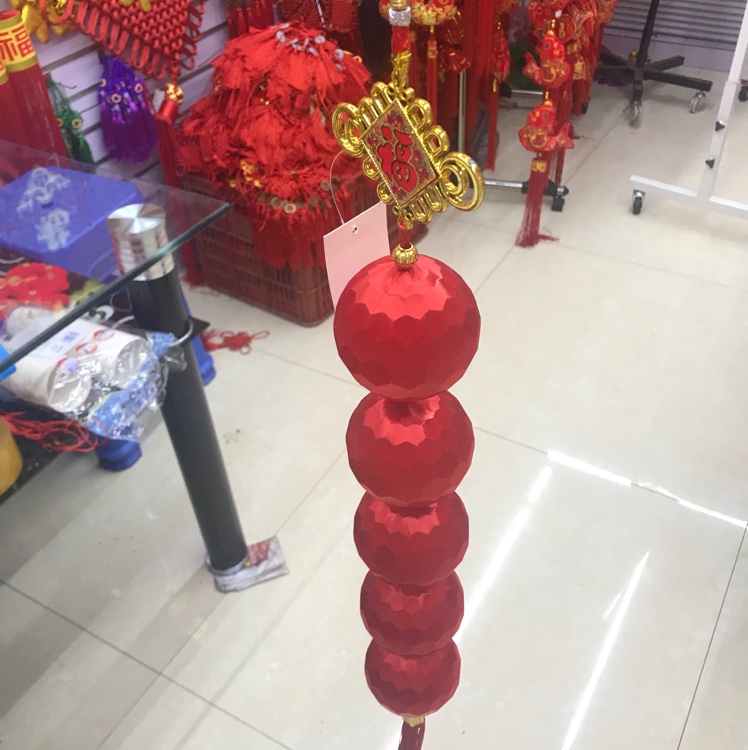 Five silk light lantern pendants