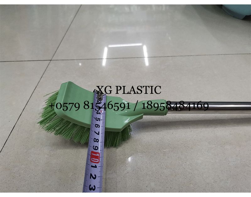 马桶刷卫生间方头马桶刷不锈钢杆耐用卫生间清洁刷时尚马桶刷子详情图4