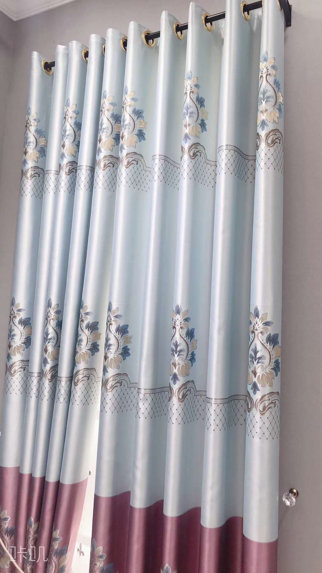 European-style curtain fabric details Picture